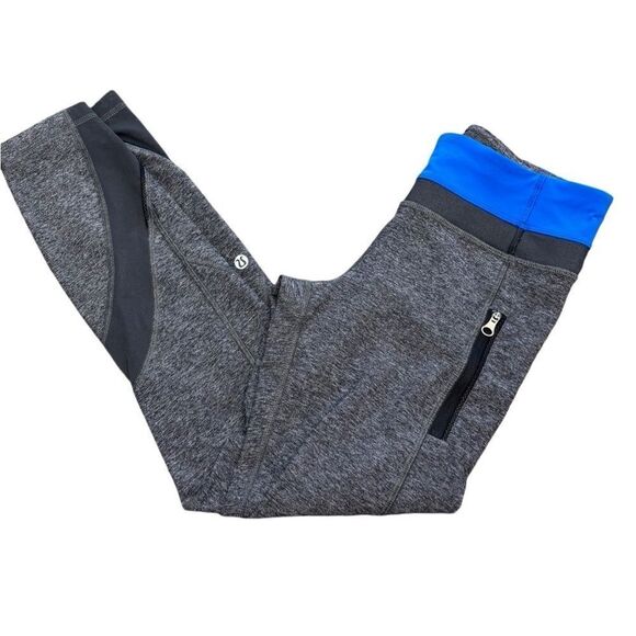 Lululemon Inspire Tight II Blue and Deep Coal - Picture 3 of 10
